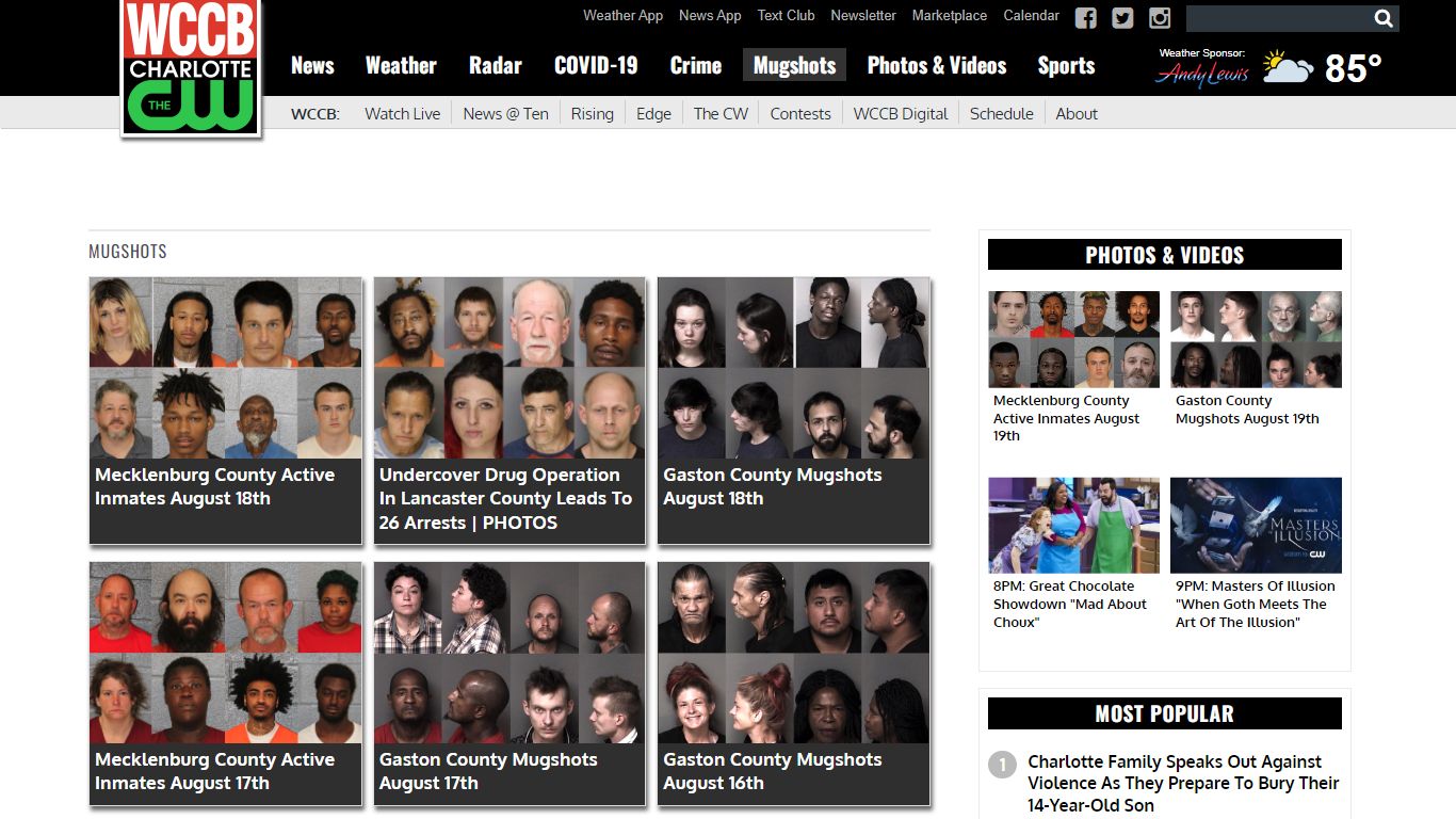 Mugshots - WCCB Charlotte's CW