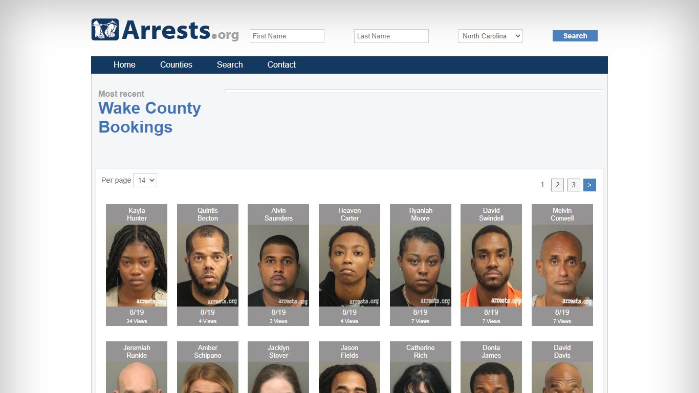 Wake County Arrests and Inmate Search